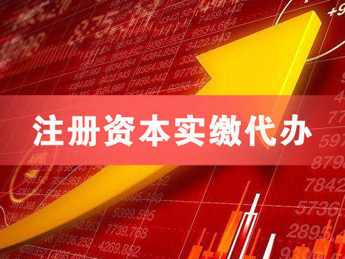 温州注册资本实缴代办